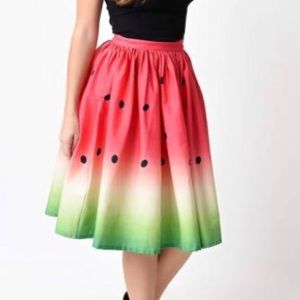 Watermelon Swing Skirt Size S